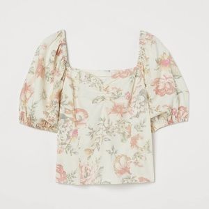H&M Linen Blend Blouse